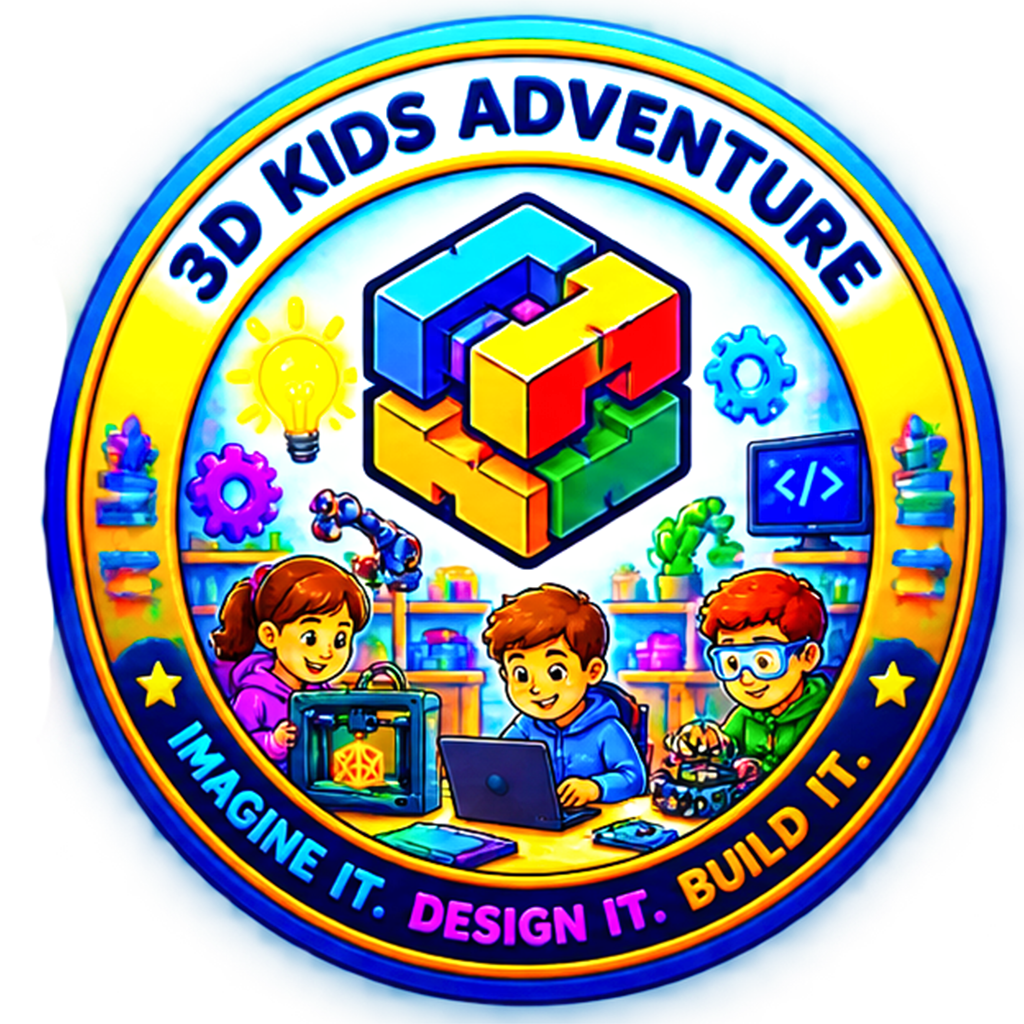 Official 3D Kids Adventure logo